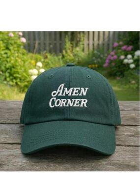 NEW! 2026 Masters Amen Corner Green Mens Rope Hat Cap Augusta National Golf Club